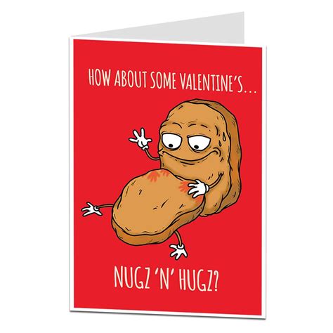 Rude Valentines Card Nugz N Hugz Uk