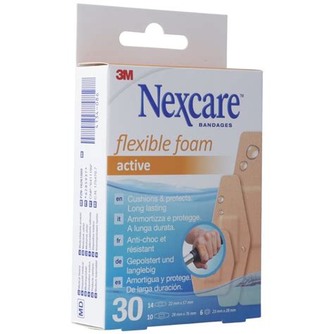 Acheter M Nexcare Pansements Flexible Foam Active Tailles Assorties Pcs Kanela