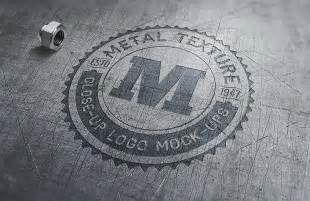 cardboard metal sheet logo mockup psd files good mockups