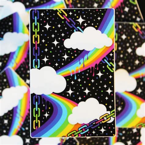 Trippy Rainbow Sticker Prismatash