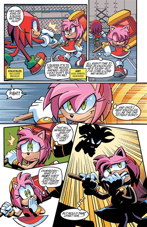 Sonic The Hedgehog Issue 270 Comics Sonic SCANF Amy Rose