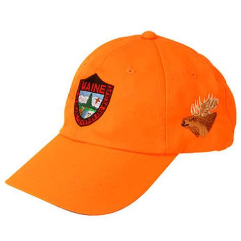 Maine Inland Fisheries And Wildlife Embroidered Blaze Cap Moose