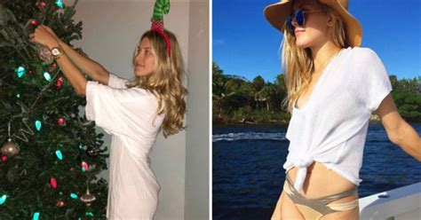 Tennis Stunner Eugenie Bouchard Puts Up Christmas Decorations In Very