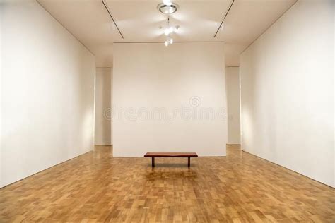 Art Museum Blank Gallery Walls Background Art Museum With Blank