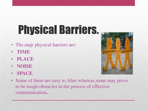 💐 Physical Barriers To Communication Ppt