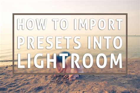 How to install lightroom presets on a mac computer. How To Import Presets Into Lightroom - unugtp