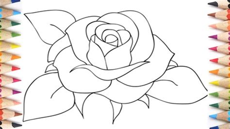 This is not easy to draw because it's is drawn by layer of petals. Teach Me How Drawing A Rose Easy Step By Step For ...