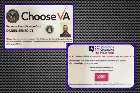 Wounded Times Va Id Card Sponsored By Office Depot