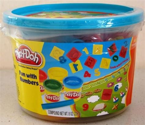 Wow Play Doh Playdoh Mini Bucket Fun W Number Shapes Cutter Roller Ebay