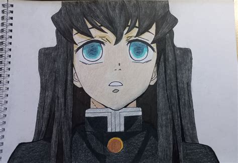 Muichiro Tokito | my drawing Genshin Impact | HoYoLAB