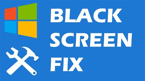 Windows 10 Black Screen With Cursor Fix Youtube