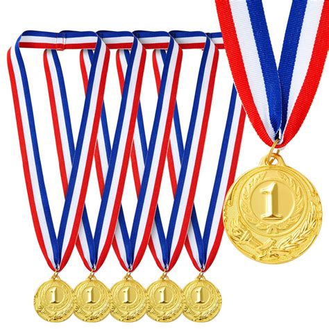 Buy Juvale 6 Pack Gold 1st Place Winner Medals For All Ages