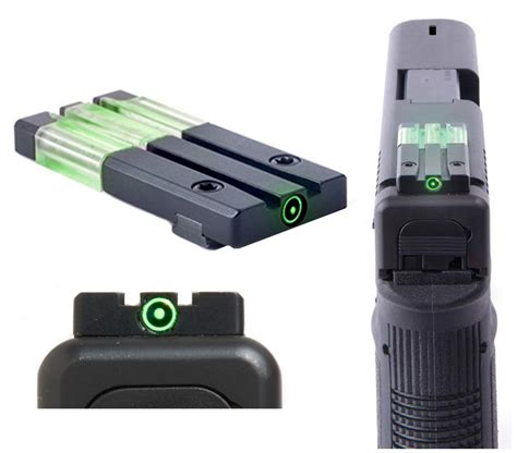 Meprolight Ft Bullseye Fiber Optic Tritium Reflex Pistol Sight