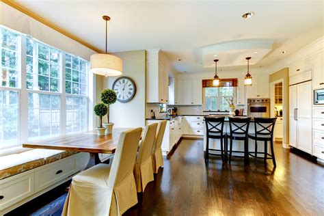 Contemporary Transitional Kitchen Remodel Kitchen Dining Room Combo