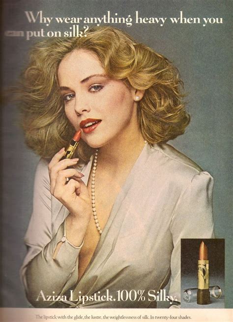 1980 Aziza Sharon Stone Cosmetics Makeup Print Advertisement Ad Vintage