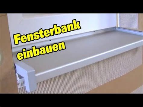 Der preis für die montage außenfensterbänke bis zu einer tiefe von 40 einbau von fenstern. Fensterbank einbauen, außen - so geht's! | Fensterbank ...