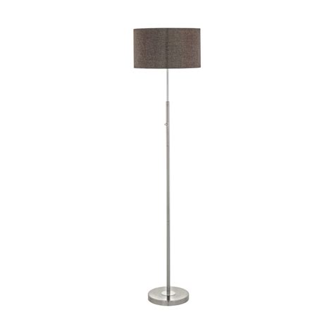 Illuminate any interior with a chic, sculptural and incredibly functional floor lamp. Eglo Lighting Romao 2 Dimmable LED Floor Lamp In Nickel ...