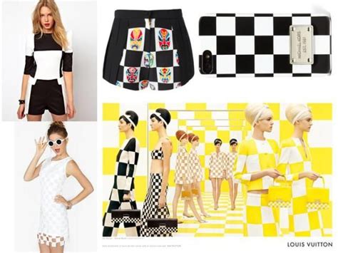 Checkerboard Print Moodboard Fashion Trending Moodboard Fashion