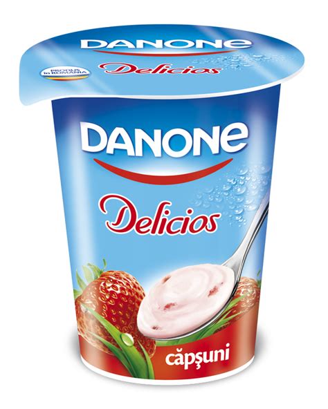 DANONE - DELICIOS 400g CAPSUNI - GlobalRomania.ro