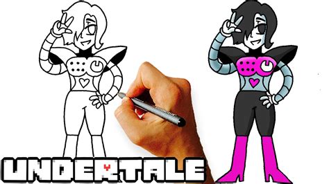 How To Draw Mettaton From Undertale Step By Step