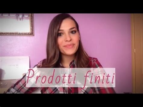 Beauty Prodotti Finiti Dell Ultimo Periodo Youtube