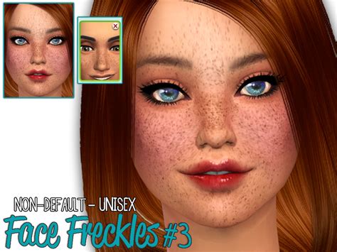 The Sims Resource Face Freckles 3