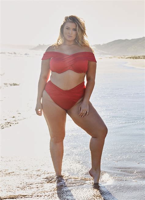 model hunter mcgrady launched a line of plus size swimwear glamour