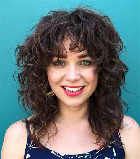 Unique How To Cut Curly Hair Bangs For Hair Ideas Stunning And