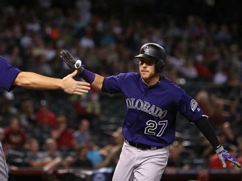 Trevor john story is an american professional baseball shortstop for the colorado rockies of major league baseball. Rockies Trevor Story the Home Run Story of MLB's 2016 ...
