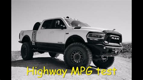 Highway Mpg Test Ram Power Wagon On 40s Youtube