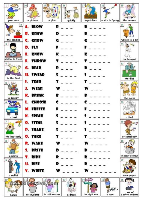 Irregular Verbs 1 Irregular Verbs Verbs Lessons Verb