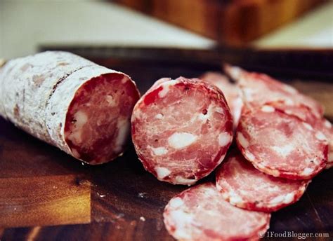 Salami is the name given to a family of 'cut and keep' sausages made from a mixture of raw meat such as pork, beef or veal flavoured with spices and herbs. How to Make Homemade Sopressata - I, Food Blogger | Homemade sausage, Smoked food recipes ...