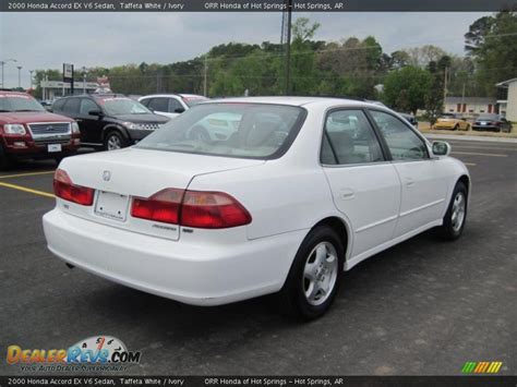 2000 honda accord sedan design. 2000 Honda Accord EX V6 Sedan Taffeta White / Ivory Photo ...