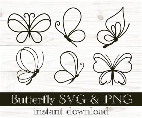 Butterfly Svg Files Butterflies Svg Cut Files For Cricut Etsy