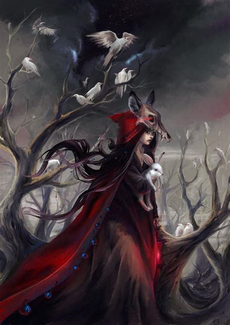 Konstantina Geo On Twitter In 2021 Red Riding Hood Art Dark Fantasy