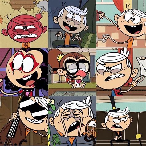 The Many Faces Of Lincoln Loud What His Your Favorite Lincoln Moment Theloudhouse Lincolnloud