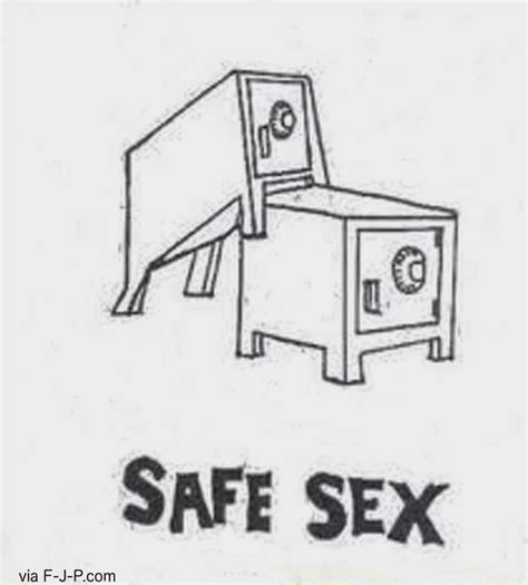 Safe Sex Cartoon ~ Funny Joke Pictures