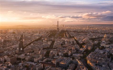 Paris Panoramic View Mac Wallpaper Download Allmacwallpaper