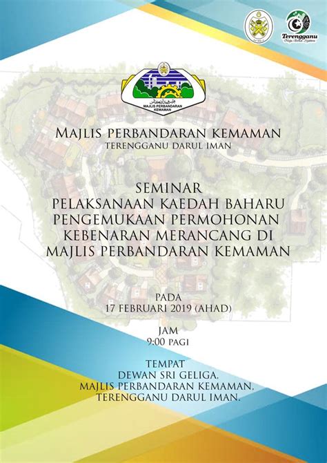 Get the latest terengganu logo designs. Seminar Pelaksanaan Kaedah Baharu Pengemukaan Permohonan ...