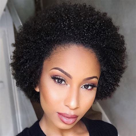Short Afro Hairstyle Afro Natural Natural Afro Hairstyles Healthy