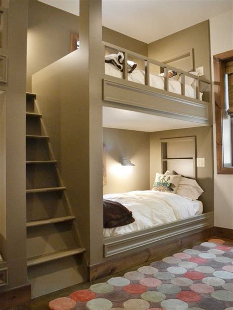 A bed and a desk can also be combined in other ways. Built-In Bunk Beds Ideas, Pictures, Remodel and Decor