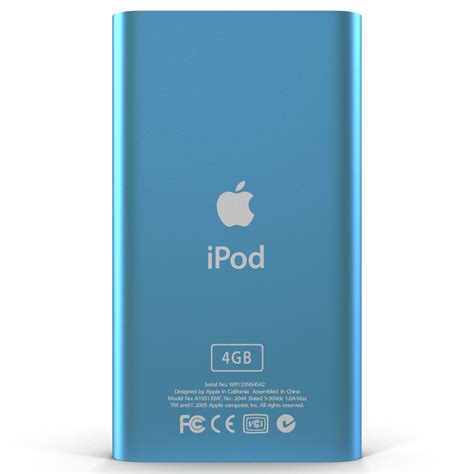 Ipod Mini Blue Modeled 3d Max