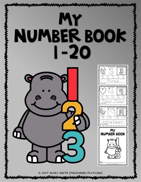 Number Books For Kindergarten