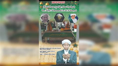 Live Haul Akbar Syech Abu Tholhah Bin Mufti Muhammad As Ad Al Banjari