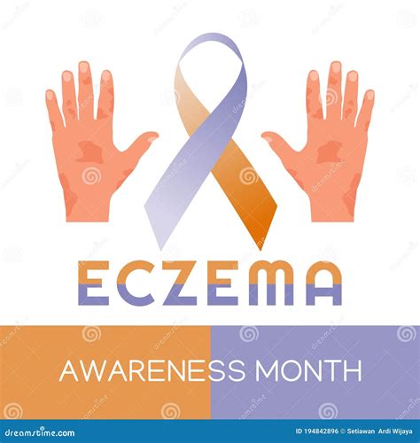 Vector Graphic Of Eczema Awareness Month Perfect For Eczema Awareness