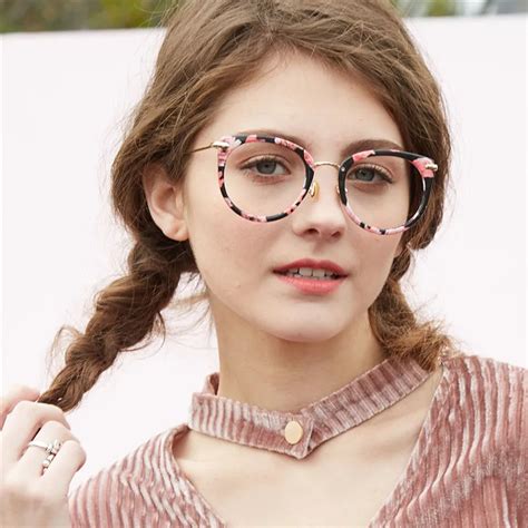 2018 Fashion Woman Glasses Optical Frames Myopia Glasses Brand Designer Vintage Spectacle Frames