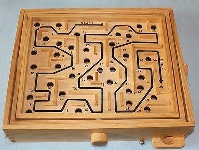 Diy homemade marble labyrinth maze board game from cardboard. Wooden Labyrinth Marble Maze Game | #520601209