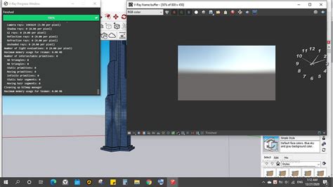 Please Help My Model Is Not Showing Up In Vray Render Result Only The