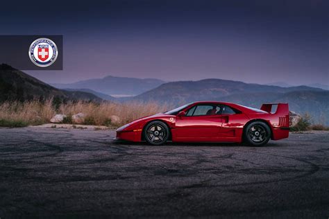 Hre Wheels The Ferrari F40 Rs105 Wheels Installed Full Photoshoot