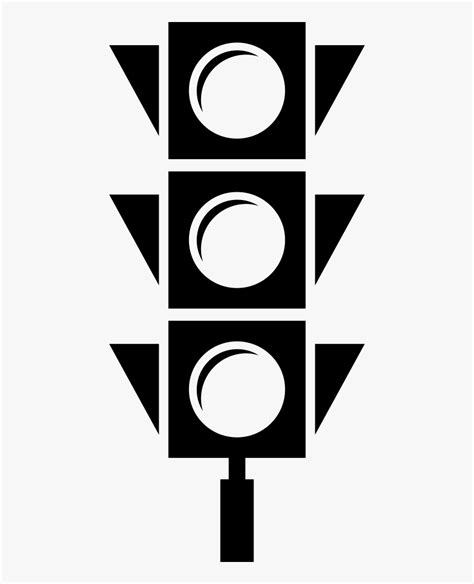 Traffic Light Traffic Light Black And White Png Transparent Png